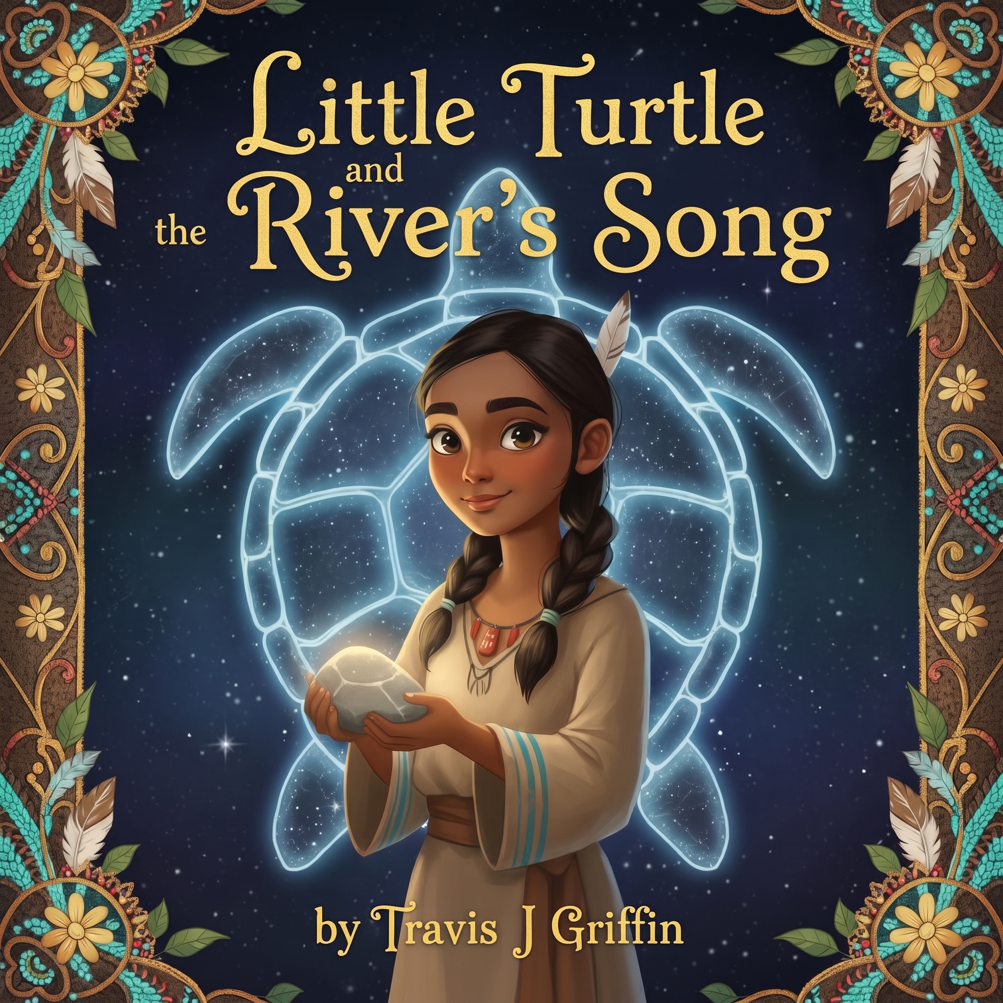 Little Turtle and the River's Song Book Cover